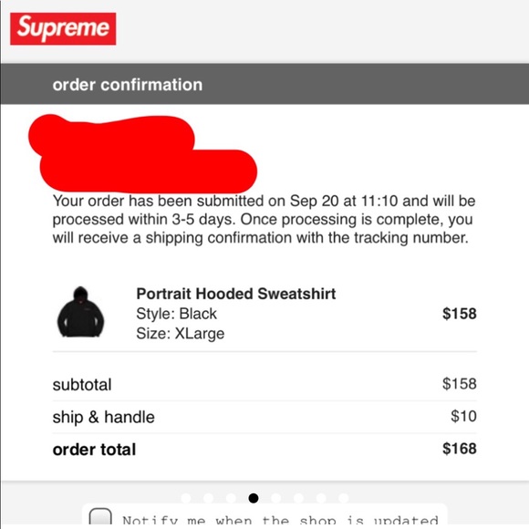 Supreme Other - Supreme Portrait Hoodie-Black